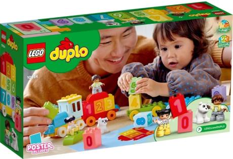Конструктор LEGO DUPLO Creative Play Поїзд із цифрами – вчимося рахувати 23 деталі (10954) - фото 0