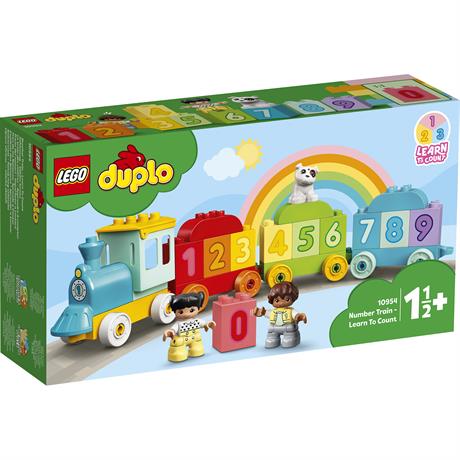 Конструктор LEGO DUPLO Creative Play Поезд с цифрами Учимся считать 23 детали (10954) - фото 0