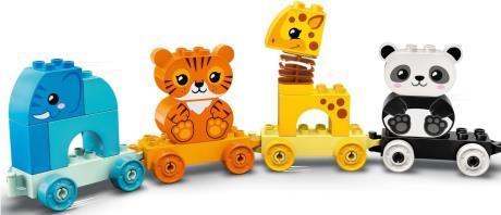 Конструктор LEGO DUPLO Creative Play Поїзд із тваринами 15 деталей (10955) - фото 0