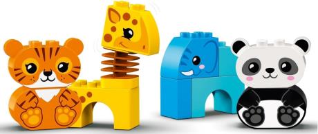 Конструктор LEGO DUPLO Creative Play Поїзд із тваринами 15 деталей (10955) - фото 0