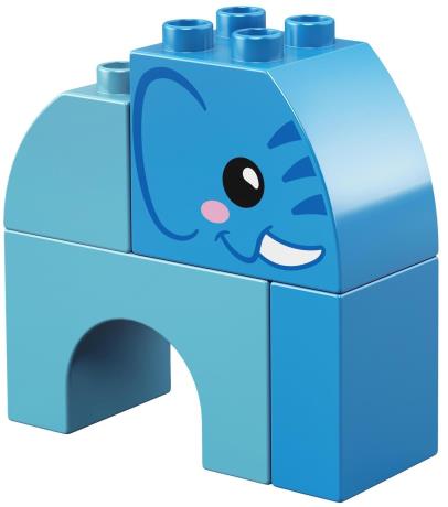 Конструктор LEGO DUPLO Creative Play Поїзд із тваринами 15 деталей (10955) - фото 0