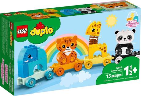 Конструктор LEGO DUPLO Creative Play Поїзд із тваринами 15 деталей (10955) - фото 0