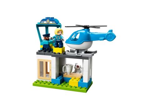 Конструктор LEGO DUPLO Rescue Поліцейська дільниця та гелікоптер 40 деталей (10959) - фото 4