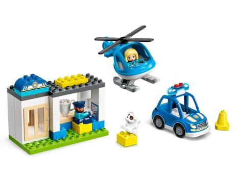 Конструктор LEGO DUPLO Rescue Поліцейська дільниця та гелікоптер 40 деталей (10959) - фото 9