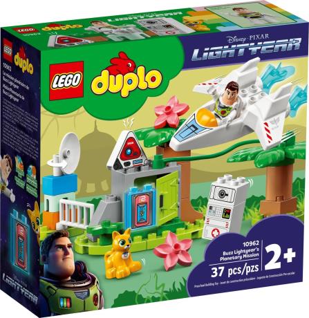 Конструктор LEGO DUPLO Disney Базз Рятівник і космічна місія 37 деталей (10962) - фото 0