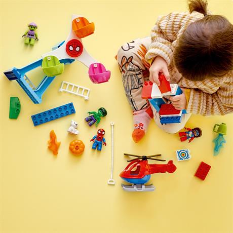 Конструктор LEGO DUPLO Super Heroes Человек-паук и друзья Приключения на ярмарке 41 деталь (10963) - фото 2