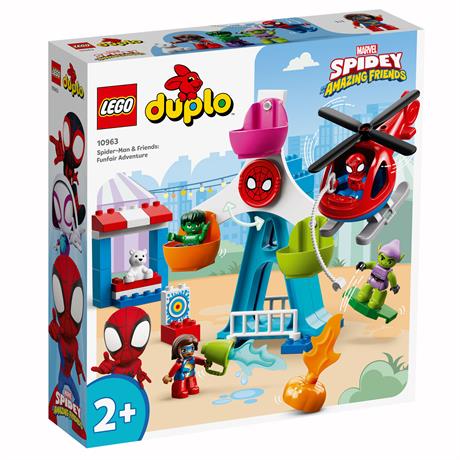 Конструктор LEGO DUPLO Super Heroes Человек-паук и друзья Приключения на ярмарке 41 деталь (10963) - фото 0