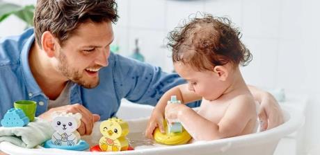 Конструктор LEGO DUPLO My First Веселе купання Плаваючий поїзд із тваринками 14 деталей (10965) - фото 0