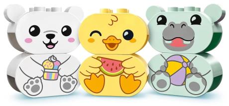 Конструктор LEGO DUPLO My First Веселе купання Плаваючий поїзд із тваринками 14 деталей (10965) - фото 0