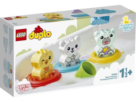 Конструктор LEGO DUPLO My First Веселе купання Плаваючий поїзд із тваринками 14 деталей (10965) - фото 0