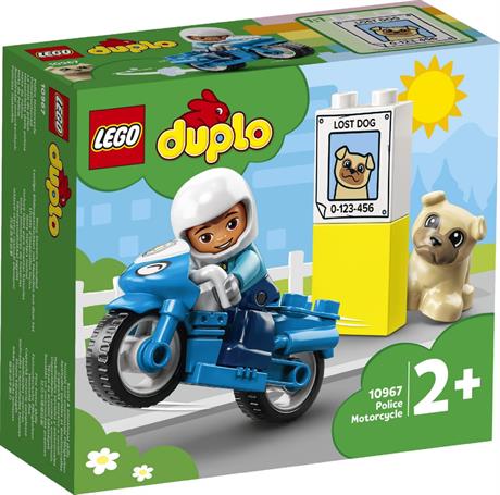 Конструктор LEGO DUPLO Rescue Поліцейський мотоцикл 5 деталей (10967) - фото 6