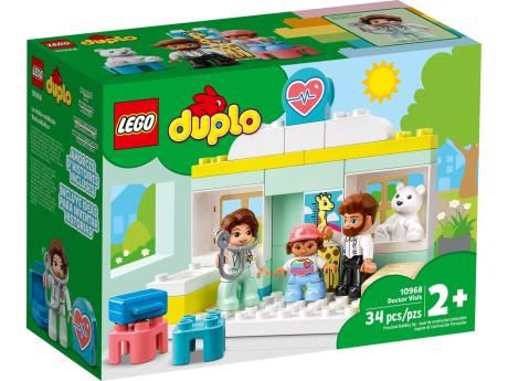 Конструктор LEGO DUPLO Rescue Візит до лікаря 34 деталі (10968) - фото 0