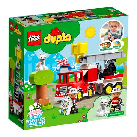 Конструктор LEGO DUPLO Rescue Пожарная машина 21 деталь (10969) - фото 4