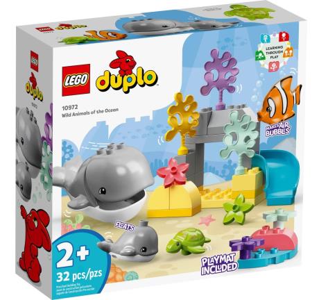 Конструктор LEGO DUPLO Animals  Дикі тварини океану 32 деталі (10972) - фото 0