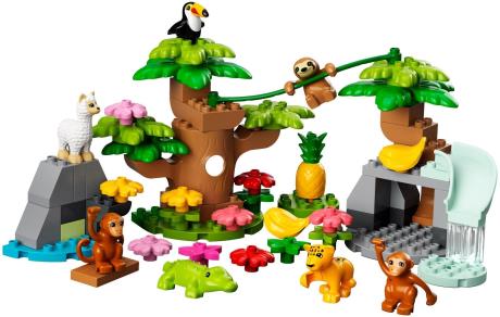 Конструктор LEGO DUPLO Animals Дикі тварини Південної Америки 71 деталь (10973) - фото 0