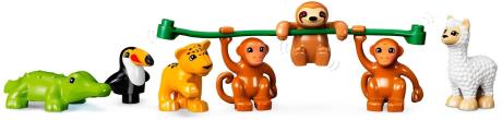 Конструктор LEGO DUPLO Animals Дикі тварини Південної Америки 71 деталь (10973) - фото 0