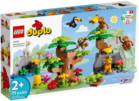 Конструктор LEGO DUPLO Animals Дикі тварини Південної Америки 71 деталь (10973) - фото 0