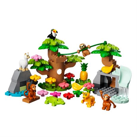 Конструктор LEGO DUPLO Animals Дикие животные Южной Америки 71 деталь (10973) - фото 0
