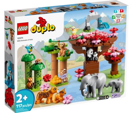 Конструктор LEGO DUPLO Town Дикі тварини Азії 117 деталей (10974) - фото 0