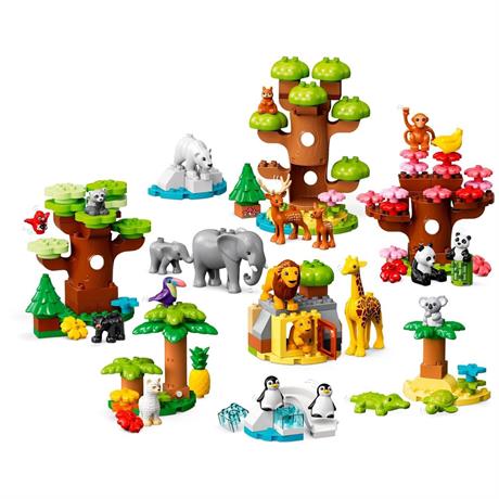 Конструктор LEGO DUPLO Town Дикі тварини світу 142 деталей (10975) - фото 1