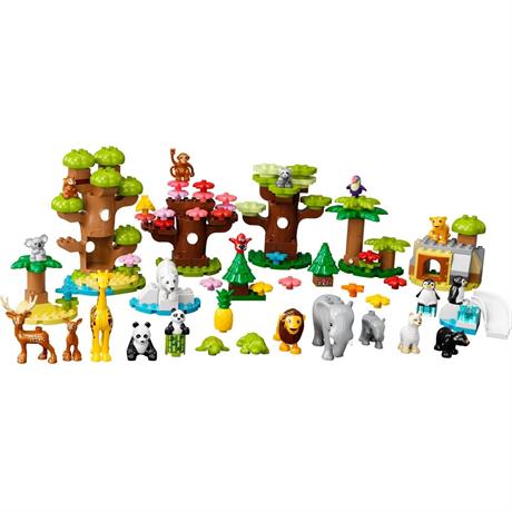 Конструктор LEGO DUPLO Town Дикие животные мира 142 деталей (10975) - фото 2