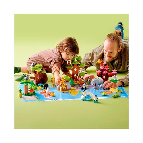 Конструктор LEGO DUPLO Town Дикі тварини світу 142 деталей (10975) - фото 0