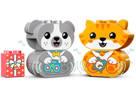 Конструктор LEGO DUPLO My First Моє перше цуценя та кошеня зі звуками 22 деталі (10977) - фото 0
