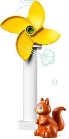 Конструктор LEGO DUPLO Town Вітрова турбіна та електромобіль 16 деталей (10985) - фото 5