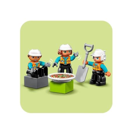 Конструктор LEGO DUPLO Town Будівельний майданчик 61 деталь (10990) - фото 4