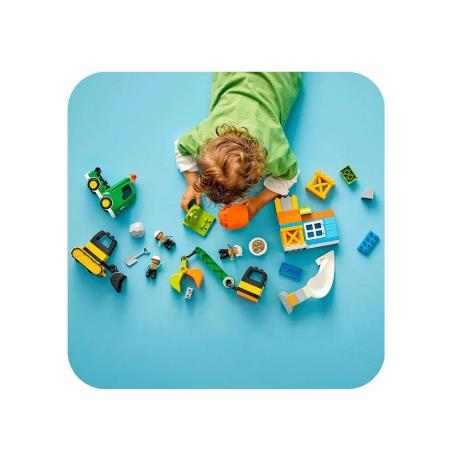 Конструктор LEGO DUPLO Town Будівельний майданчик 61 деталь (10990) - фото 5