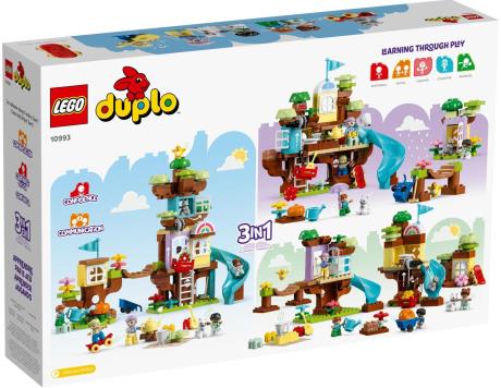 Конструктор LEGO DUPLO Будиночок на дереві 3 в 1, 126 деталей (10993) - фото 0