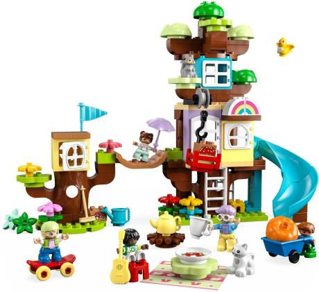 Конструктор LEGO DUPLO Будиночок на дереві 3 в 1, 126 деталей (10993) - фото 0
