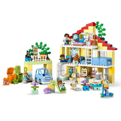 Конструктор LEGO DUPLO Town Сімейний будинок 3 в 1, 218 деталей (10994) - фото 1