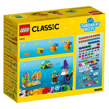 Конструктор LEGO Classic Прозрачные кубики для творчества 500 деталей (11013) - фото 8