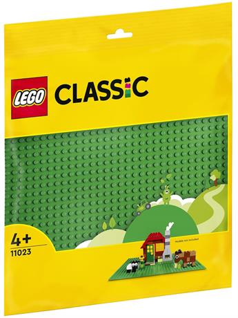 Конструктор LEGO Classic Базова пластина зеленого кольору (11023) - фото 0