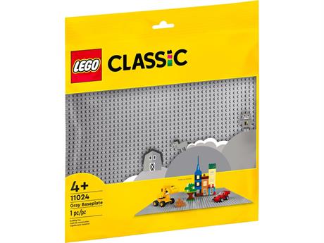 Конструктор LEGO Classic Базовая пластина серого цвета (11024) - фото 0