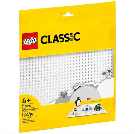 Конструктор LEGO Classic Базова пластина білого кольору (11026) - фото 0