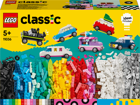 Конструктор LEGO Classic Творческие транспортные средства 900 деталей (11036) - фото 0
