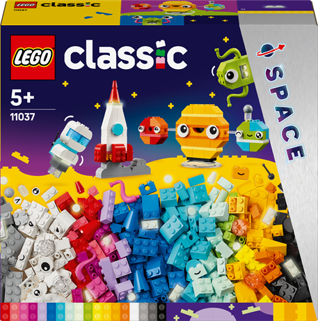 Конструктор LEGO Classic Творческие космические объекты 450 деталей (11037) - фото 0