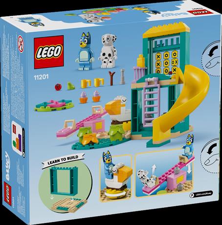 Конструктор LEGO Bluey Веселощі з Блуї та Хлоєю на ігровому майданчику 104 деталі (11201) - фото 5