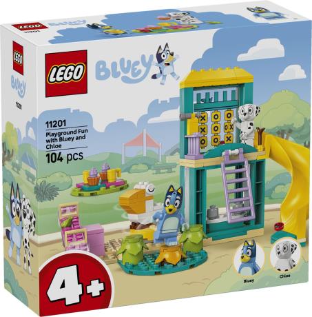 Конструктор LEGO Bluey Веселощі з Блуї та Хлоєю на ігровому майданчику 104 деталі (11201) - фото 8