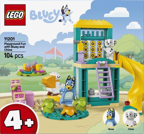 Конструктор LEGO Bluey Веселощі з Блуї та Хлоєю на ігровому майданчику 104 деталі (11201) - фото 10
