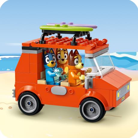 Конструктор LEGO Bluey Пляж і сімейна поїздка на автомобілі Блуї 133 деталі (11202) - фото 2
