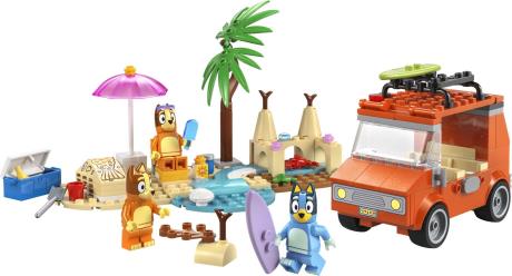 Конструктор LEGO Bluey Пляж і сімейна поїздка на автомобілі Блуї 133 деталі (11202) - фото 14