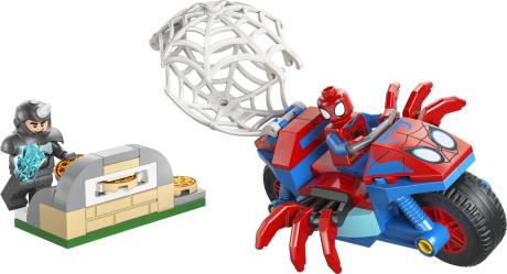 Конструктор LEGO Spidey Павук на мотоциклі проти Носорога 61 Деталь ( 11206 ) - фото 10