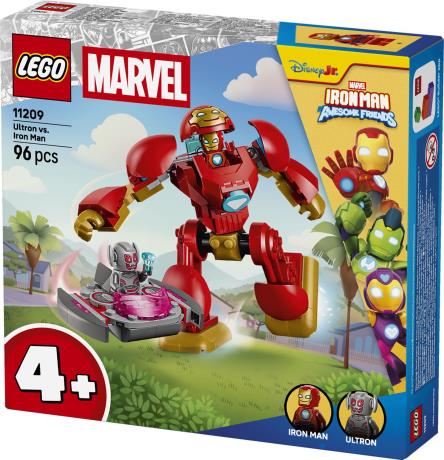 Конструктор LEGO® Marvel Залізна Людина та її неймовірні друзі Альтрон проти Залізної Людини, 96 деталей (11209) - фото 7