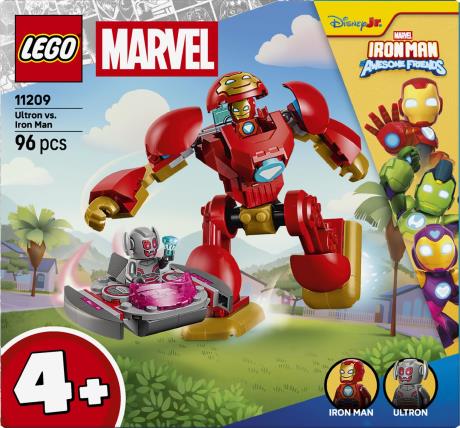 Конструктор LEGO® Marvel Залізна Людина та її неймовірні друзі Альтрон проти Залізної Людини, 96 деталей (11209) - фото 8