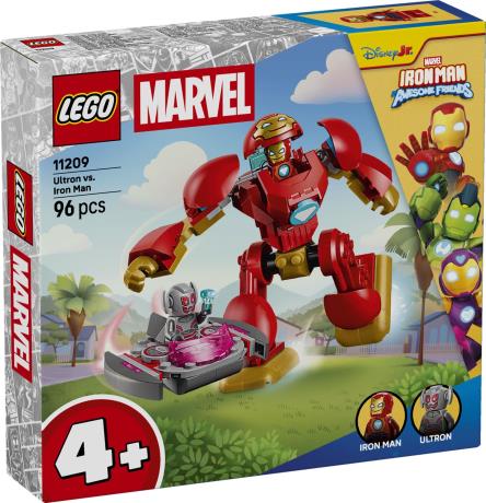 Конструктор LEGO® Marvel Залізна Людина та її неймовірні друзі Альтрон проти Залізної Людини, 96 деталей (11209) - фото 0