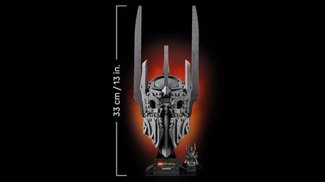 Конструктор LEGO® Icons Володар перснів: шолом Саурона 538 деталей (11373) - фото 8