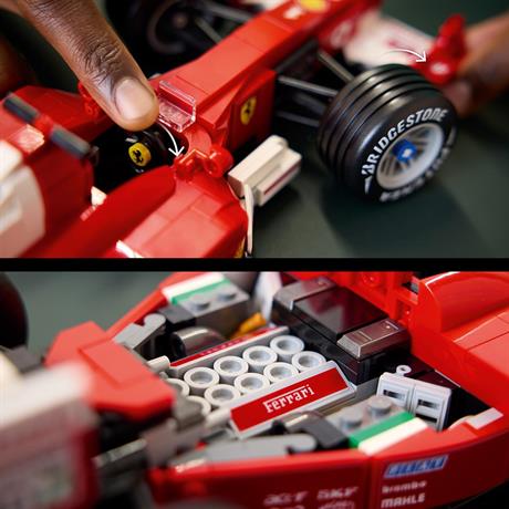 Конструктор LEGO® Icons Ferrari F2004 та Michael Schumacher 735 деталей (11375) - фото 2
